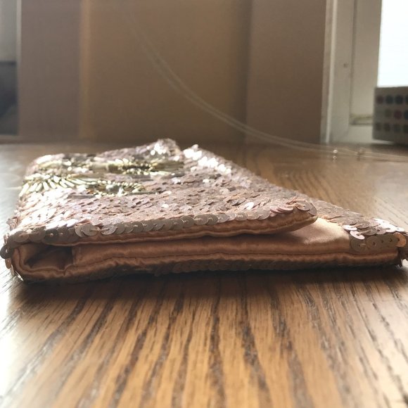 ALDO Pink Sequin Clutch - Picture 5 of 9